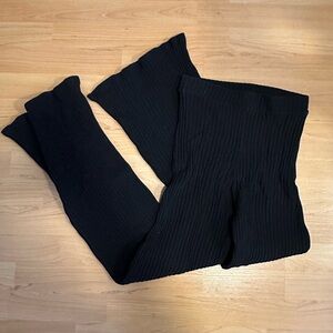 Ribbed flair leggings/pants